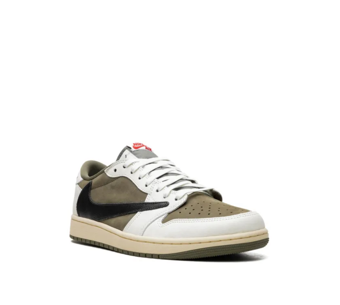 Travis Scott x Air Jordan 1 Low OG "Medium Olive" / "Travis Scott Olive" — Sneakers