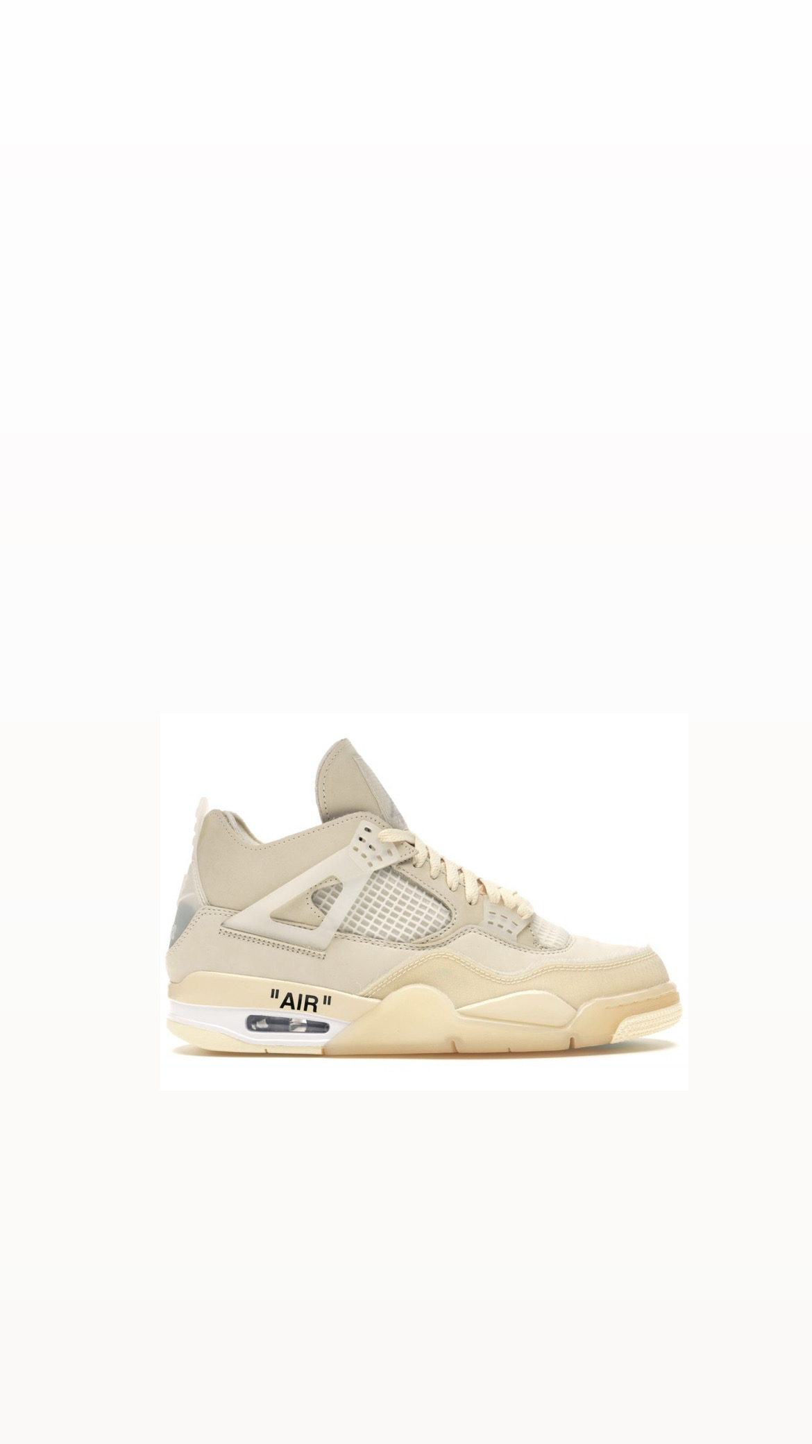 Off-White x Air Jordan 4 Sail