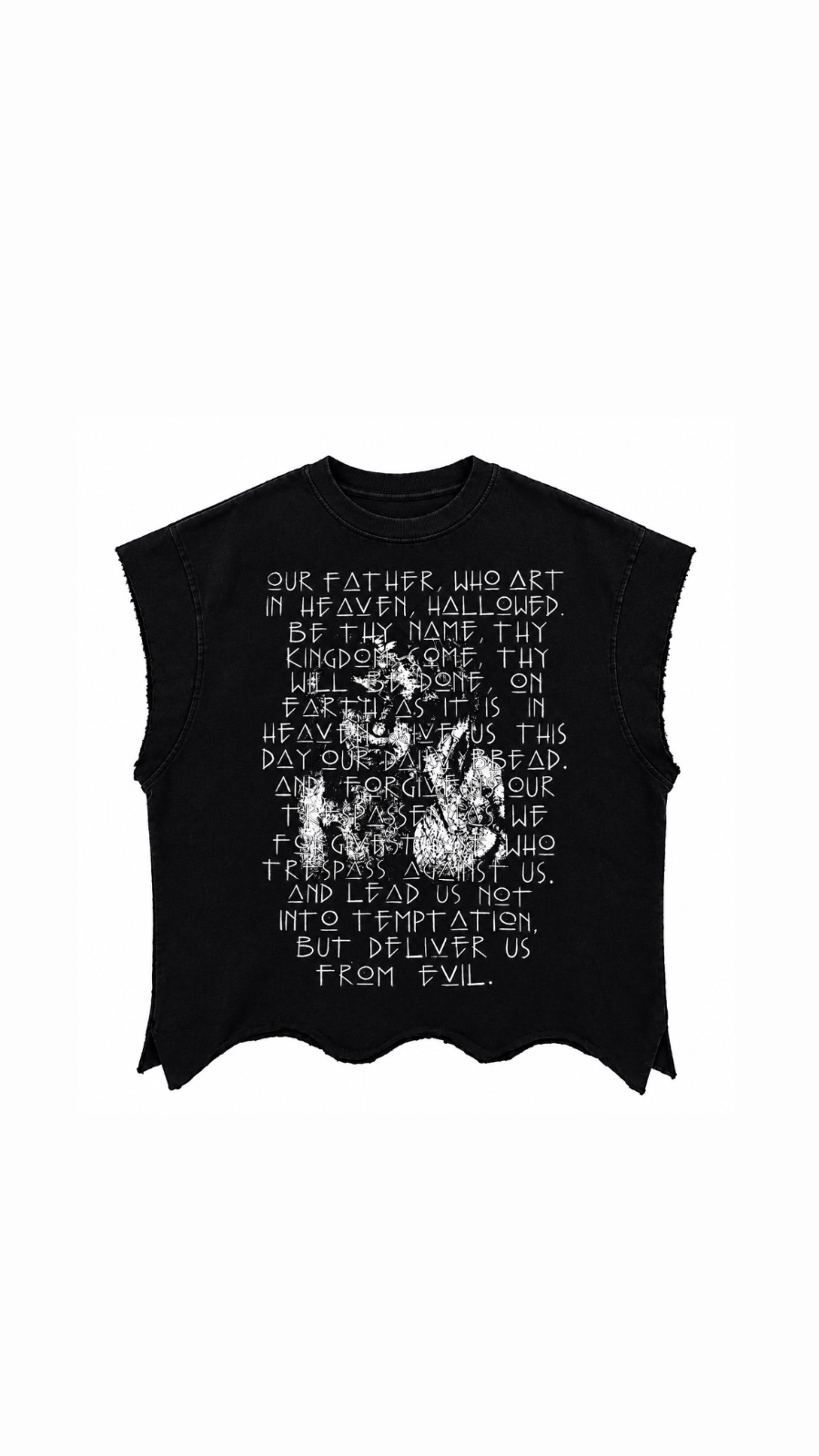 Austyn "Our Father" Muscle Crop Tee